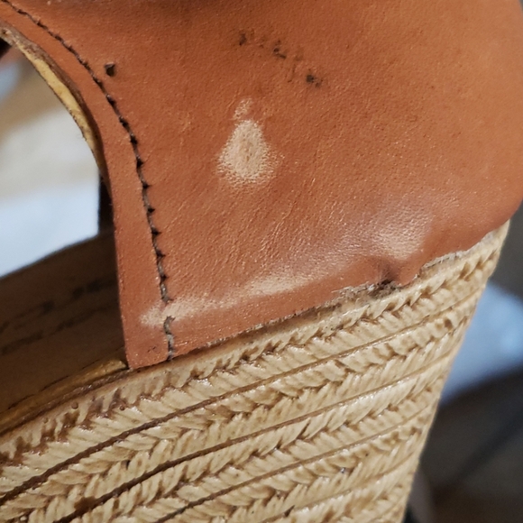 Mexican wedge leather multi-colored sandal - Picture 11 of 11